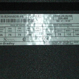 Allen Bradley 150B240NBDB8B Ser. A NSNP * GENUINE * 150 B240NBDB 8B