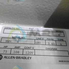 Allen Bradley 150F108NBD w/ enclosure NSNP * GENUINE *