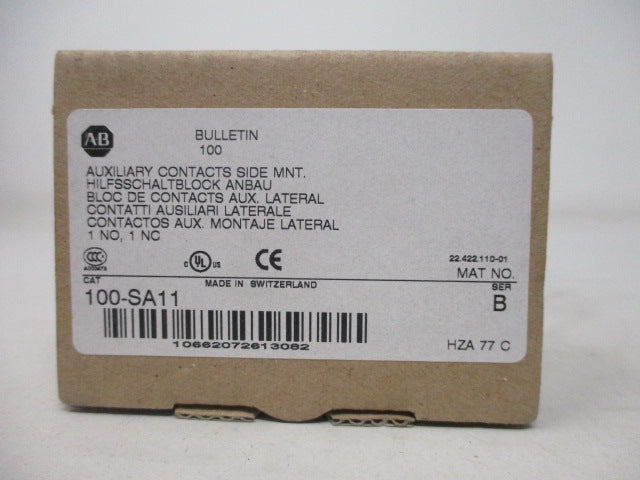 Allen Bradley via TCS 100SA11 Ser. B NSFP (BR/WH) 100 SA11