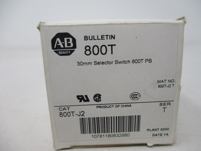 Allen Bradley via TCS 800TJ2 Ser. T NSFP (WH) 800T J2