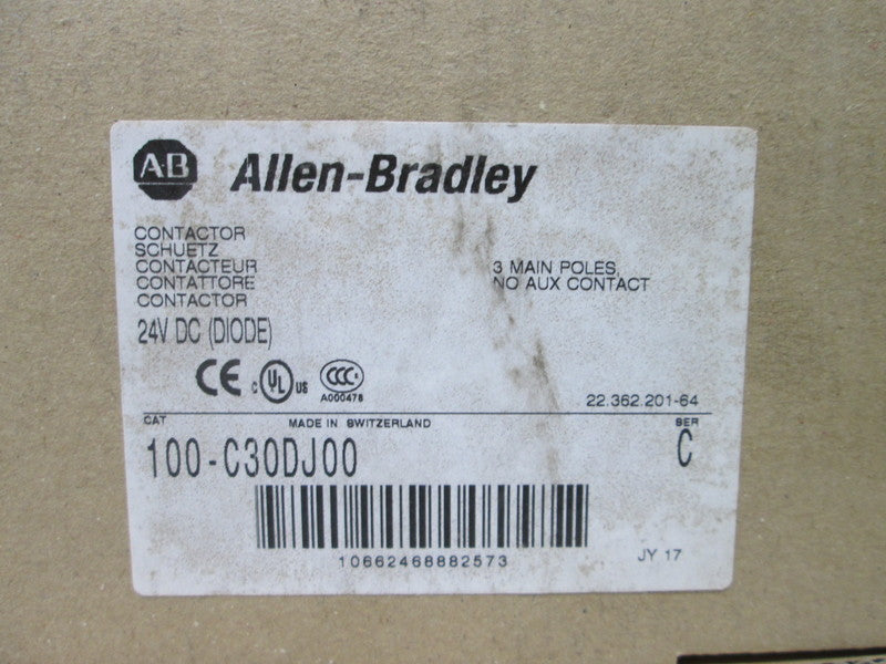 Allen Bradley via TCS 100C30DJ00 Ser. C NSFP (BR/WH) 100 C30DJ00