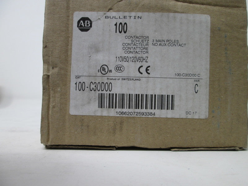 Allen Bradley via TCS 100C30D00 Ser. C NSFP (BR/WH) 100 C30D00