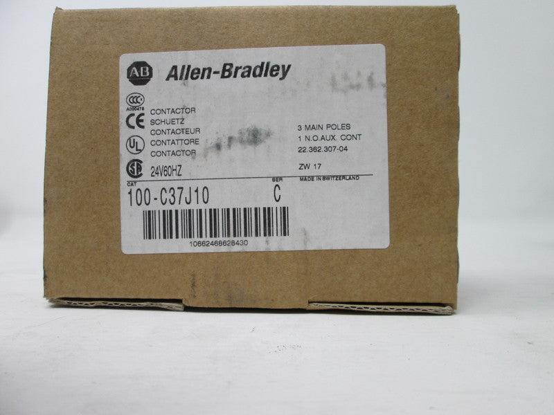 Allen Bradley via TCS 100C37J10 Ser. C NSFP (BR/WH) 100 C37J10