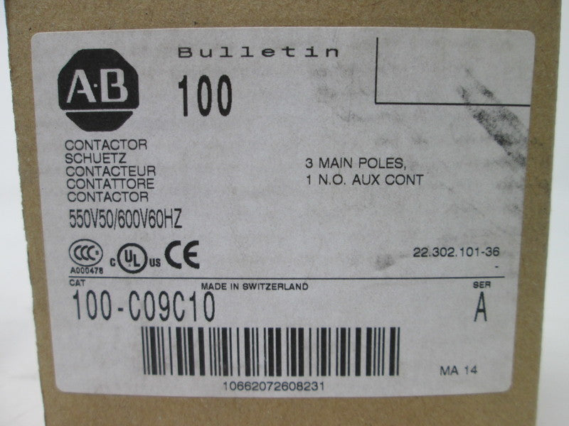 Allen Bradley via TCS 100C09C10 Ser. A NSFP (BR/WH) 100 C09C10