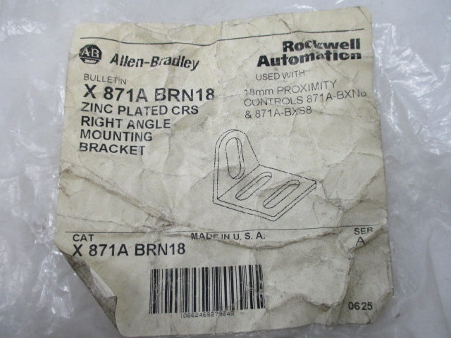 Allen Bradley via TCS X871ABRN18 Ser. A NSFP X 871A BRN18