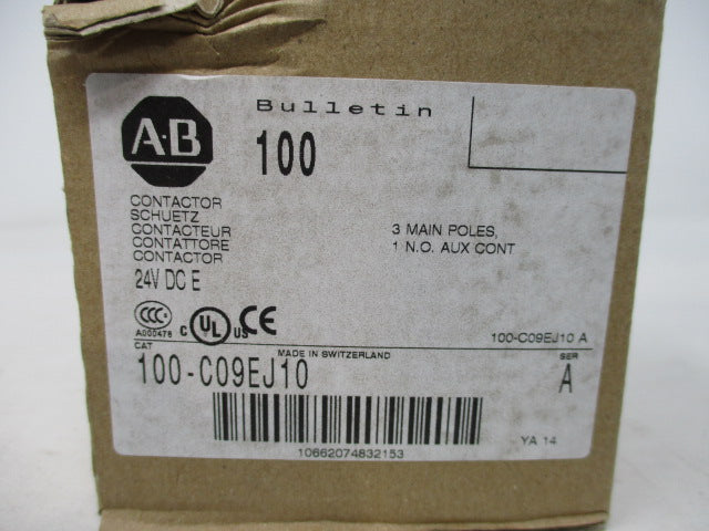 Allen Bradley via TCS 100C09EJ10 Ser. A NSFP (BR/WH) 100 C09EJ10