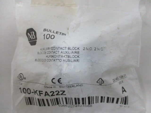 Allen Bradley via TCS 100KFA22Z Ser. A NSFP 100 KFA22Z