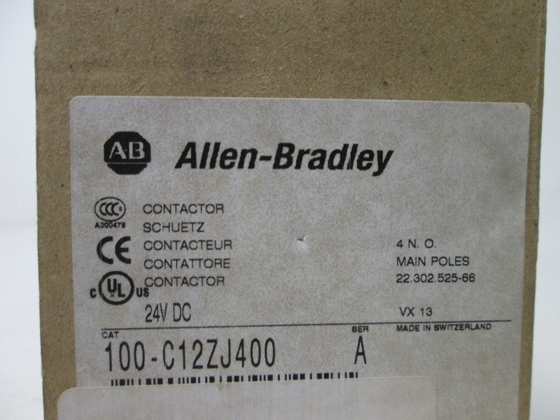 Allen Bradley via TCS 100C12ZJ400 Ser. A NSFP (BR/WH) 100 C12ZJ400