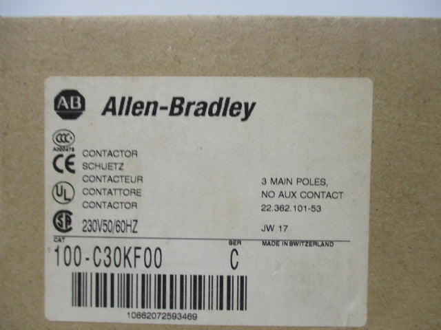 Allen Bradley via TCS 100C30KF00 Ser. C NSFP (BR/WH) 100 C30KF00