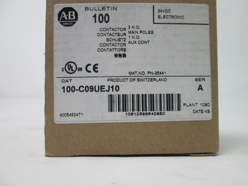Allen Bradley via TCS 100C09UEJ10 Ser. A NSFP (BR/WH) 100 C09UEJ10