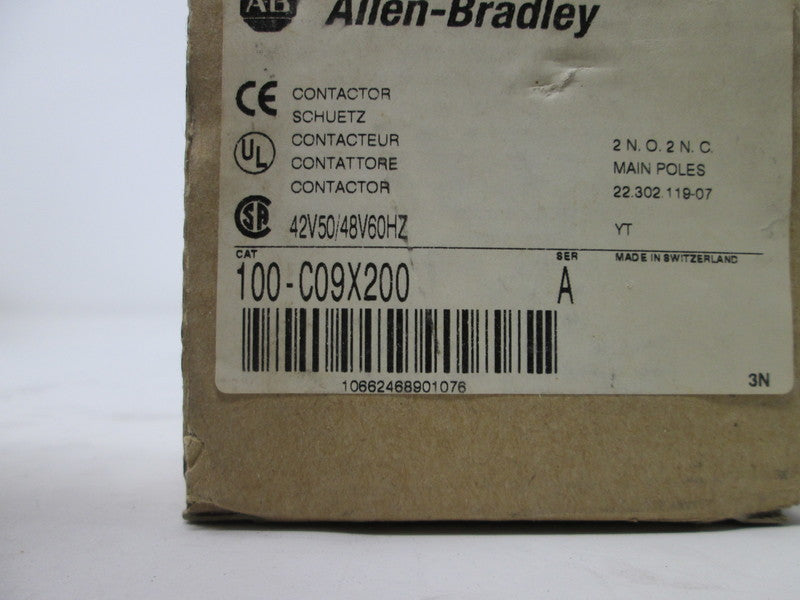 Allen Bradley via TCS 100C09X200 Ser. A NSFP (BR/WH) 100 C09X200