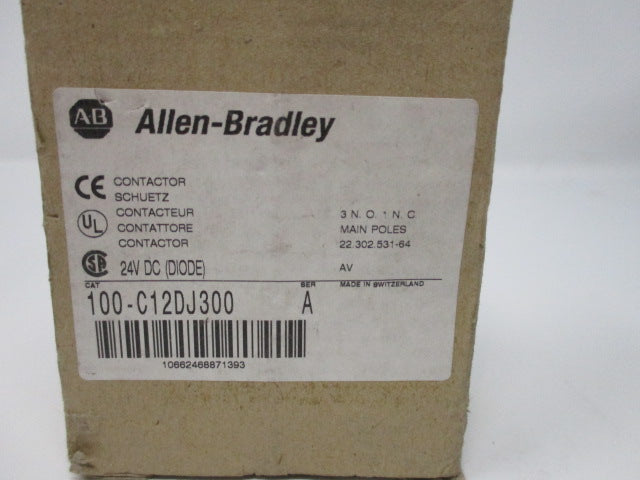 Allen Bradley via TCS 100C12DJ300 Ser. A NSFP (BR/WH) 100 C12DJ300
