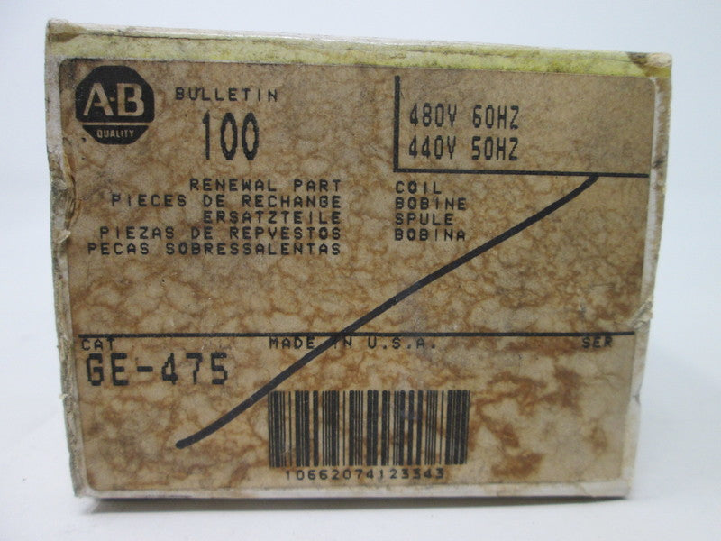 Allen Bradley via TCS GE475 NSFP (BK/YL) GE 475