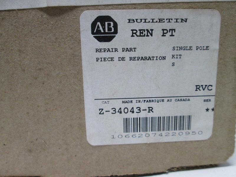 Allen Bradley via TCS Z34043R Ser. ** NSFP (BR/WH) Z 34043R