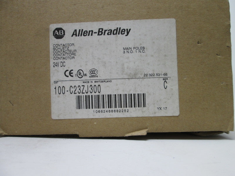 Allen Bradley via TCS 100C23ZJ300 Ser. C NSFP (BR/WH) 100 C23ZJ300