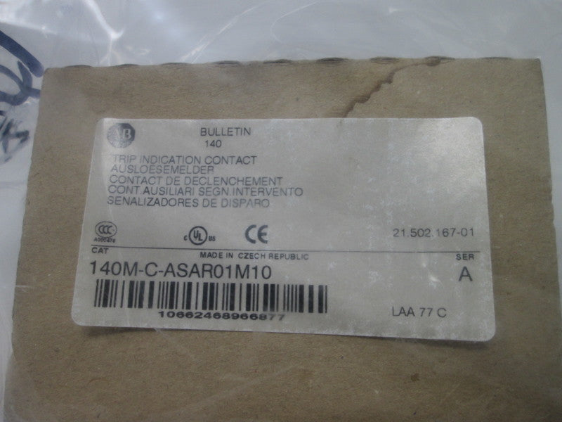 Allen Bradley via TCS 140MCASAR01M10 Ser. A NSFP (BR/WH) 140M C ASAR01M10