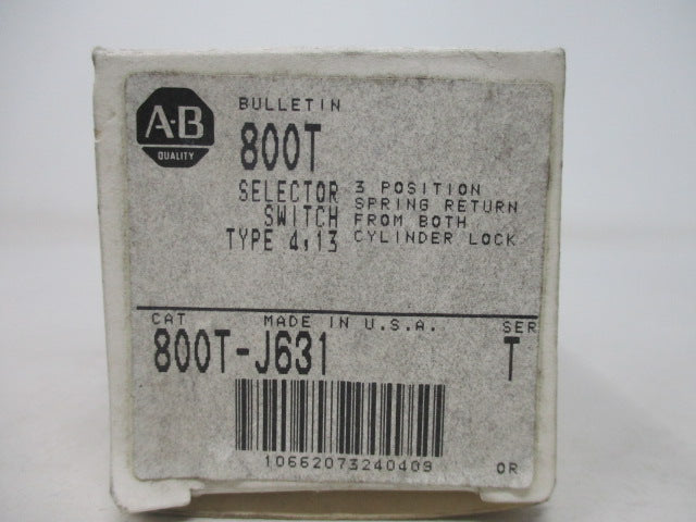Allen Bradley via TCS 800TJ631 Ser. T NSFP (WH) 800T J631
