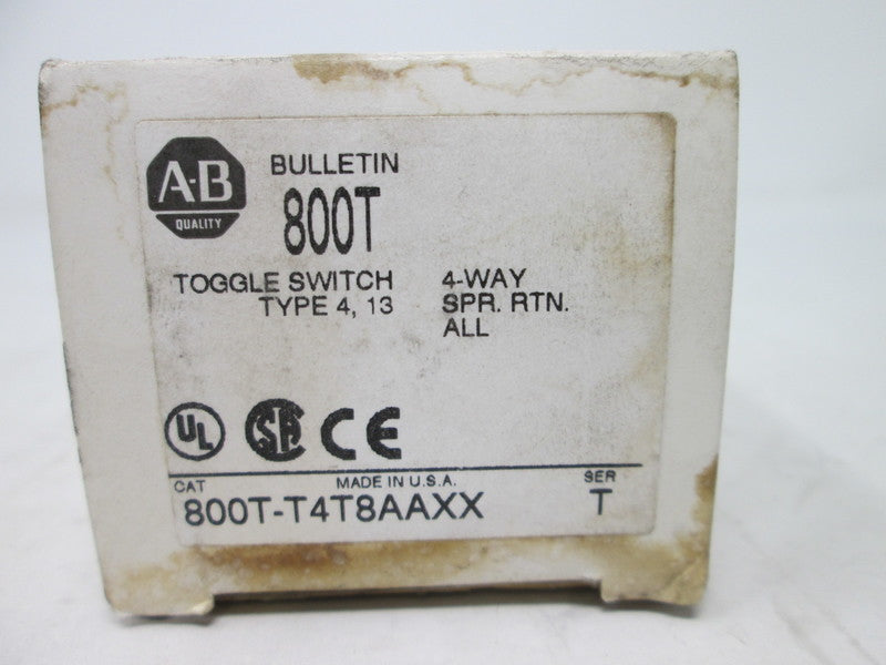 Allen Bradley via TCS 800TT4T8AAXX Ser. T NSFP (WH) 800T T4T8AAXX