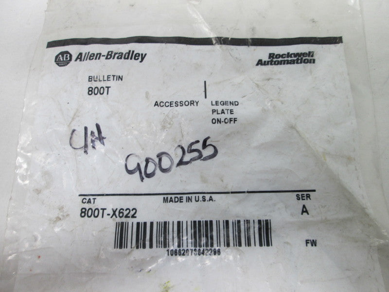 Allen Bradley via TCS 800TX622 Ser. A NSFP 800T X622