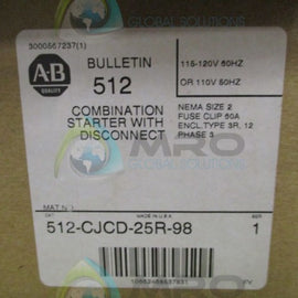 Allen Bradley 512CJCD25R98 SER. 1 * GENUINE *