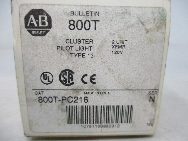 Allen Bradley via TCS 800TPC216 Ser. N NSFP (WH) 800T PC216