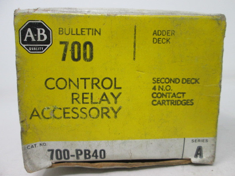 Allen Bradley via TCS 700PB40 Ser. A NSFP (BK/YL) 700 PB40