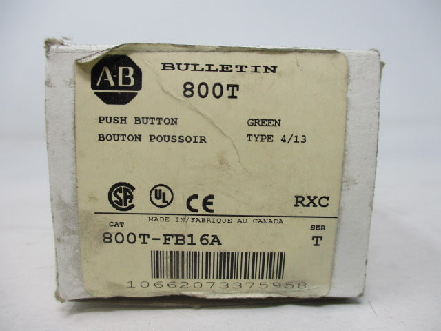 Allen Bradley via TCS 800TFB16A Ser. T NSFP (WH) 800T FB16A