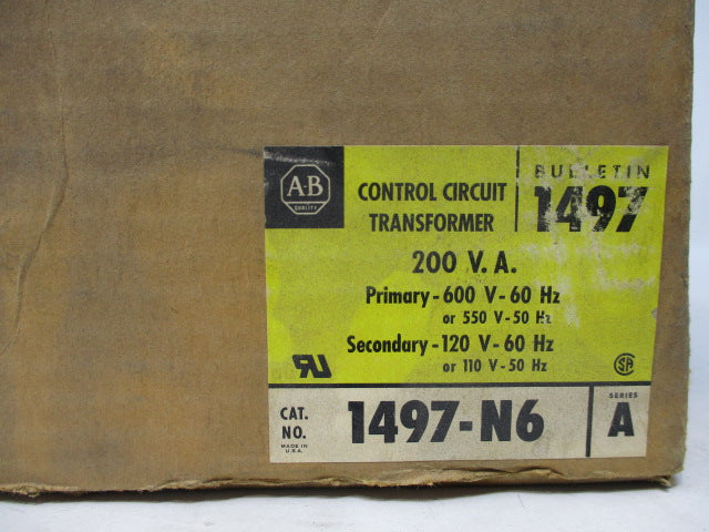 Allen Bradley via TCS 1497N6 Ser. A NSFP (BR/YL) 1497 N6