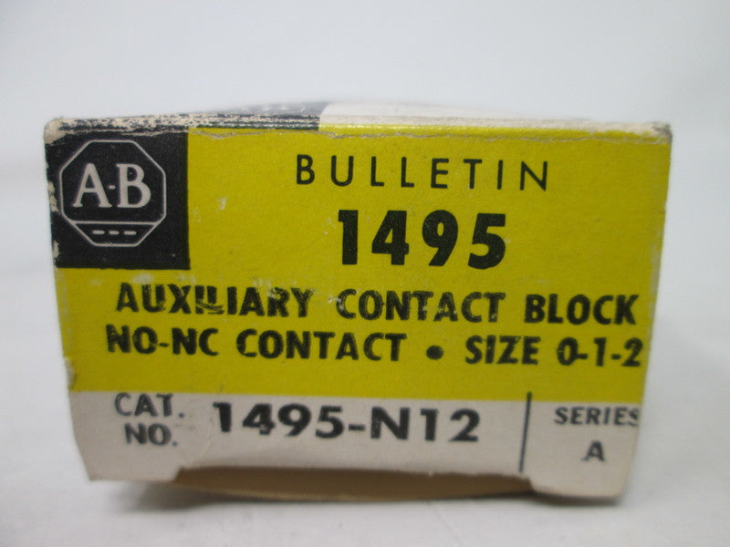 Allen Bradley via TCS 1495N12 Ser. A NSFP (BK/YL) 1495 N12