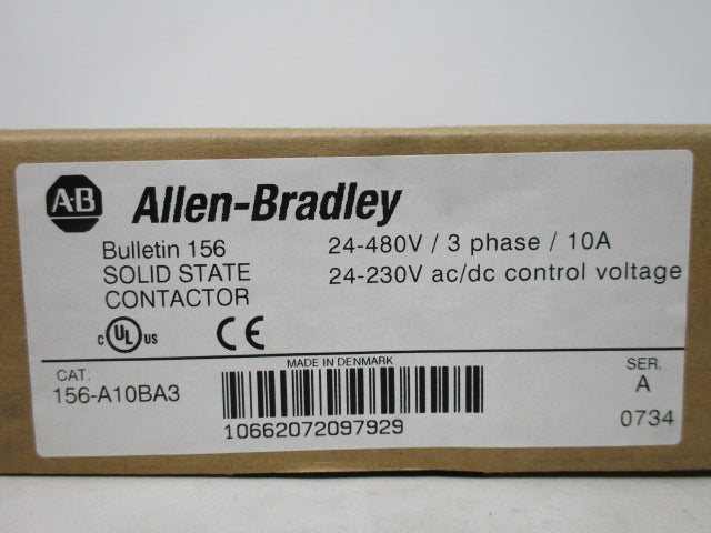 Allen Bradley via TCS 156A10BA3 Ser. A NSFP (BR/WH) 156 A10BA3