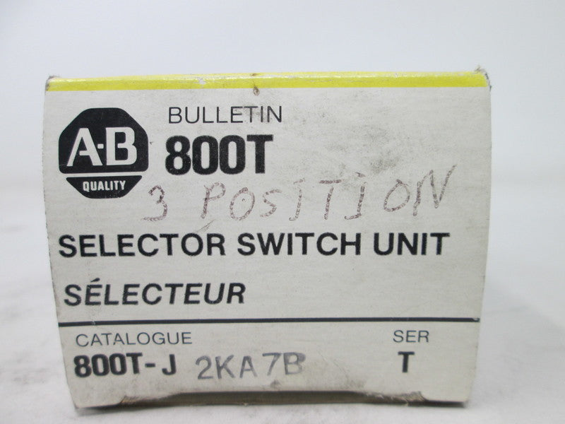 Allen Bradley via TCS 800TJ2KA7B Ser. T NSFP (BK/YL) 800T J2K7B