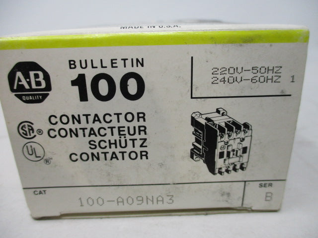 Allen Bradley via TCS 100A09NA3 Ser. B NSFP (BK/YL) 100 A09NA3