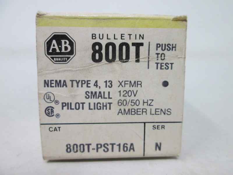 Allen Bradley via TCS 800TPST16A Ser. N NSFP (BK/YL) 800T PST16A