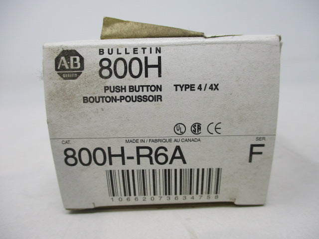 Allen Bradley via TCS 800HR6A Ser. F NSFP (WH) 800H R6A
