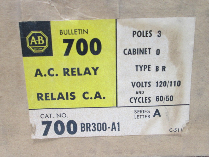 Allen Bradley via TCS 700BR300A1 Ser. A NSFP (BR/YL) 700 BR300A1