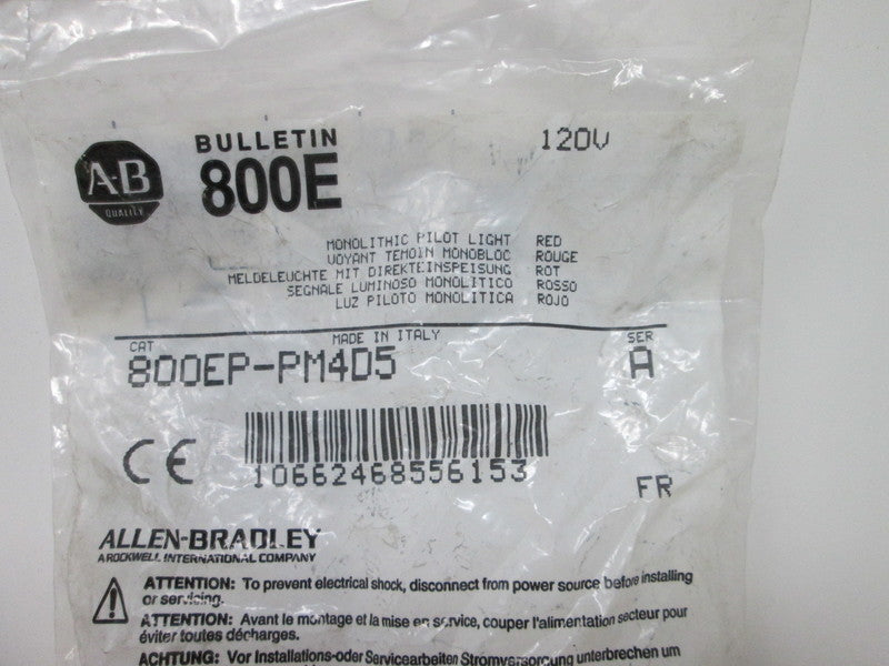 Allen Bradley via TCS 800EPPM4D5 Ser. A NSFP 800E PPM4D5