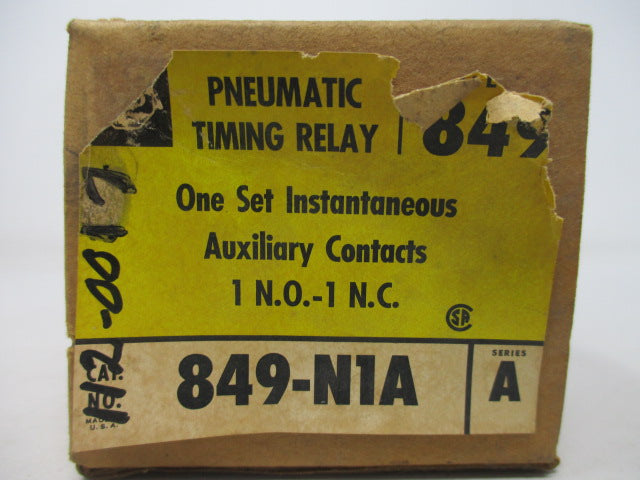 Allen Bradley via TCS 849N1A Ser. A NSFP (BR/YL) 849 N1A