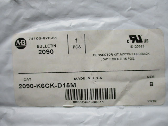 Allen Bradley via TCS 2090K6CKD15M Ser. B NSFP 2090 K6CK D15M
