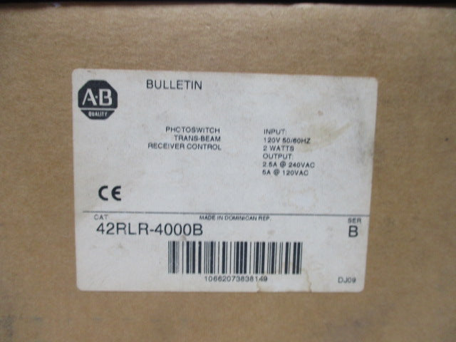 Allen Bradley via TCS 42RLR4000B Ser. B NSFP (BR/WH) 42RLR 4000B