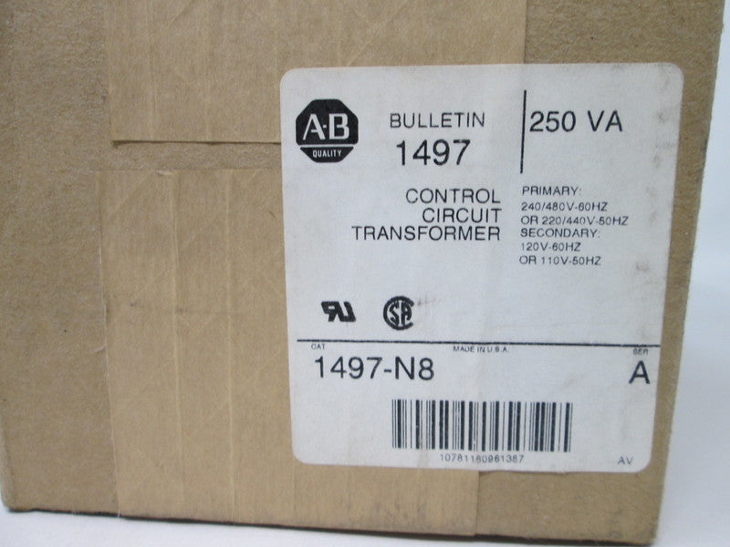 Allen Bradley via TCS 1497N8 Ser. A NSFP (BR/WH) 1497 N8