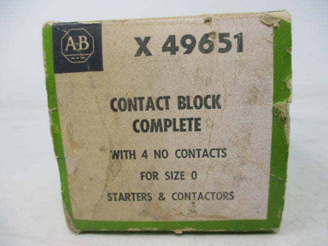 Allen Bradley via TCS X49651 NSFP (BK/GR) X 49651