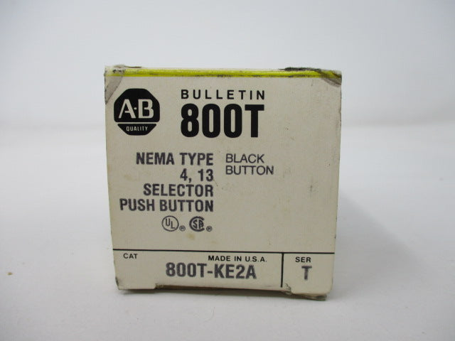 Allen Bradley via TCS 800TKE2A Ser. T NSFP (BK/YL) 800T KE2A