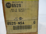 Allen Bradley via TCS 852SNSA Ser. G NSFP (BR/YL) 852S NSA