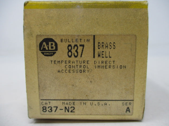 Allen Bradley via TCS 837N2 Ser. A NSFP (BK/YL) 837 N2