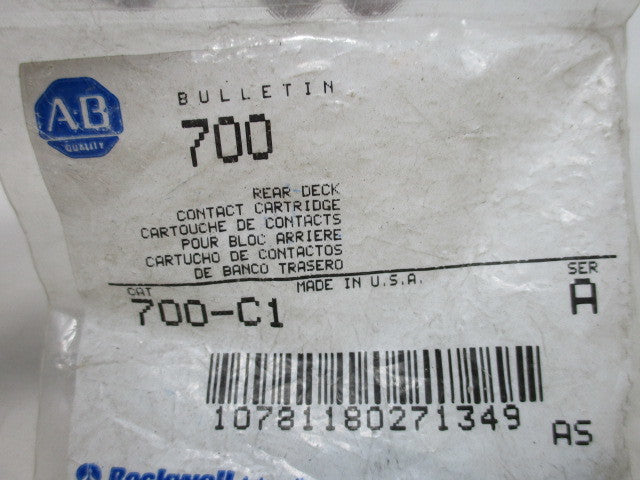 Allen Bradley via TCS 700C1 Ser. A NSFP 700 C1