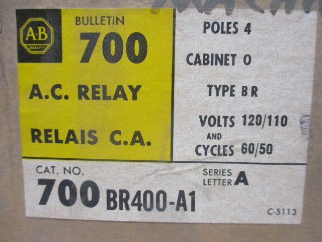 Allen Bradley via TCS 700BR400A1 Ser. A NSFP (BR/YL) 700 BR400A1