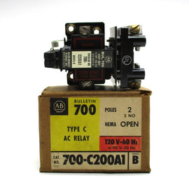 Allen Bradley via TCS 700C200A1 Ser. B NSFP (BR/YL) 700 C200A1