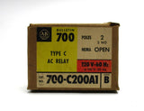 Allen Bradley via TCS 700C200A1 Ser. B NSFP (BR/YL) 700 C200A1