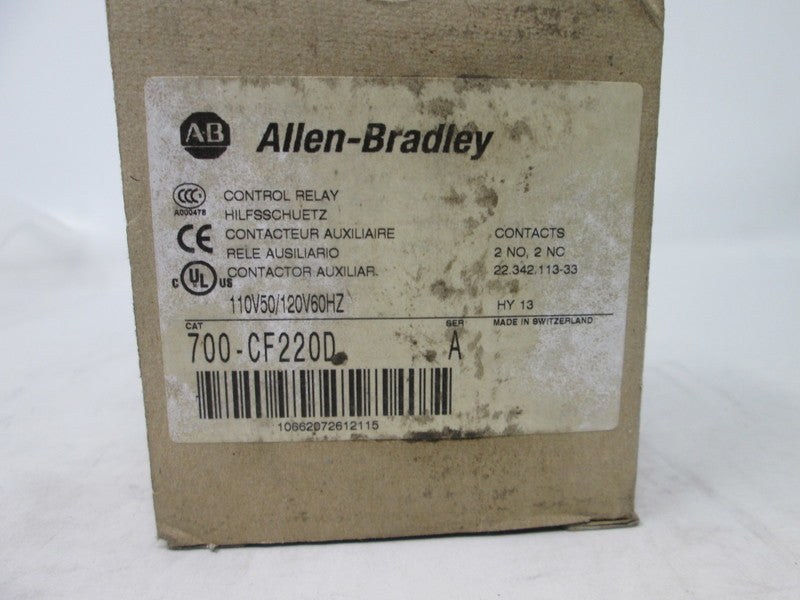 Allen Bradley via TCS 700CF220D Ser. A NSFP (BR/WH) 700 CF220D