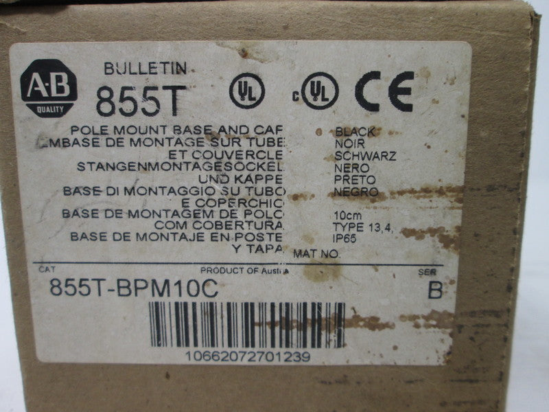 Allen Bradley via TCS 855TBPM10C Ser. B NSFP (BR/WH) 855T BPM10C